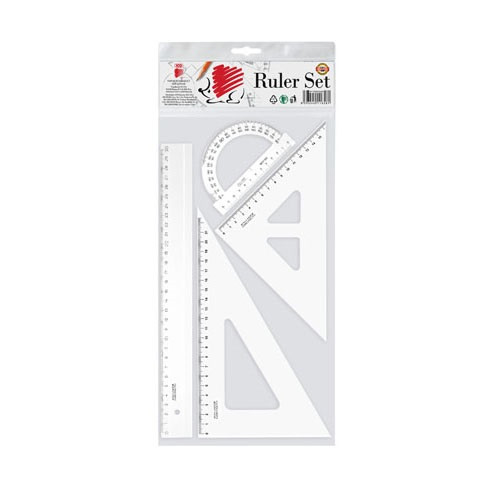 Vonalzó Ico Süni 4 db-os klt.