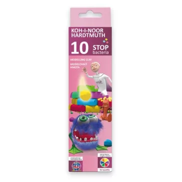   Gyurma Koh-i-noor színes 200g 10 db-os antibakteriális 131810