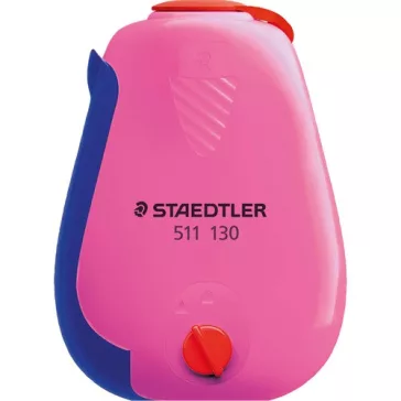   Hegyező Staedtler 1 lyukú műanyag zárható tartályos vegyes színek