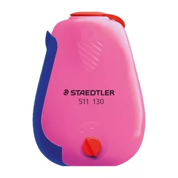 Hegyező Staedtler 1 lyukú műanyag zárható tartályos vegyes színek