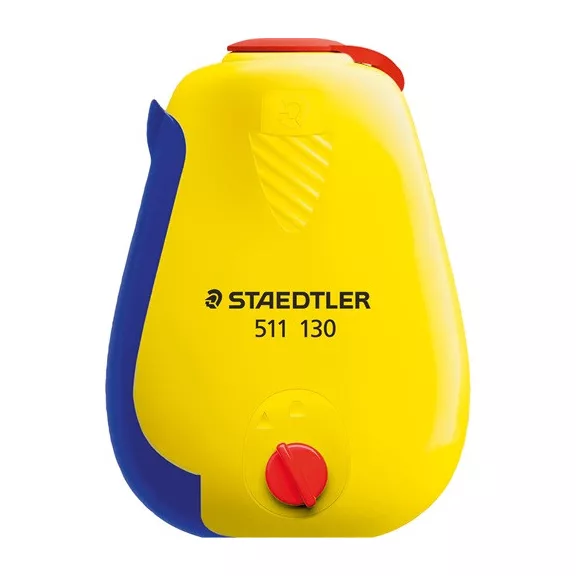 Hegyező Staedtler 1 lyukú műanyag zárható tartályos vegyes színek