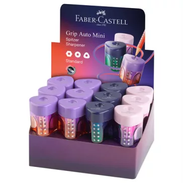 Hegyező 1lyukú Grip Flow mini tartályos