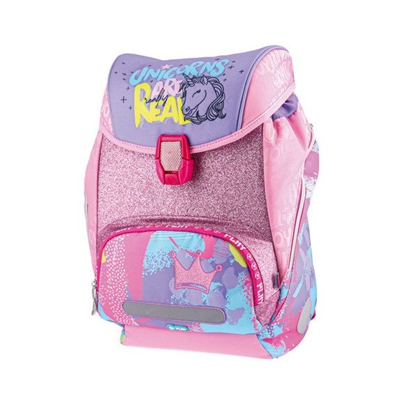 Hátitáska szett anatómiai Play Logic Unikornis 4in1 rózsaszín