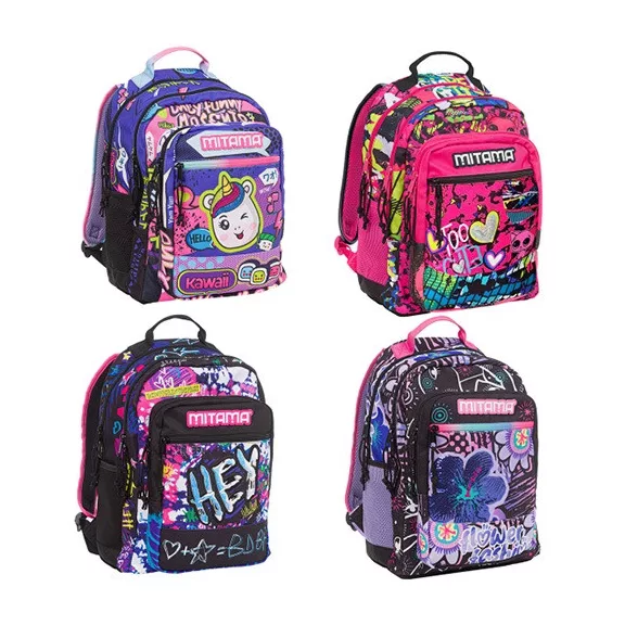 Hátitáska Mitama NEW PLUS többféle mintában