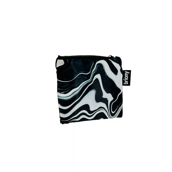 Táska Briony Black Marble újrahasznosított