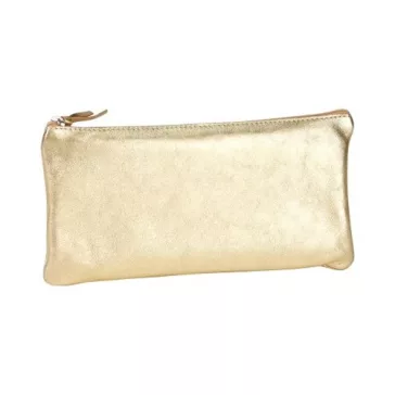 Tolltartó Clairefontaine Gaia 22x11 cm lapos bőr arany