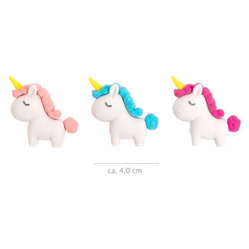 Radír Trendhaus DREAMLAND unikornis, 3 féle