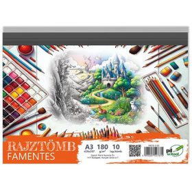 Rajztömb pd A/3 10 lap/csomag