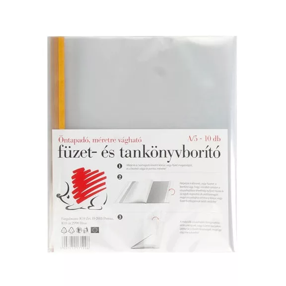 Füzet- és Tankönyvborító Ico Süni A/5 10 db/csomag