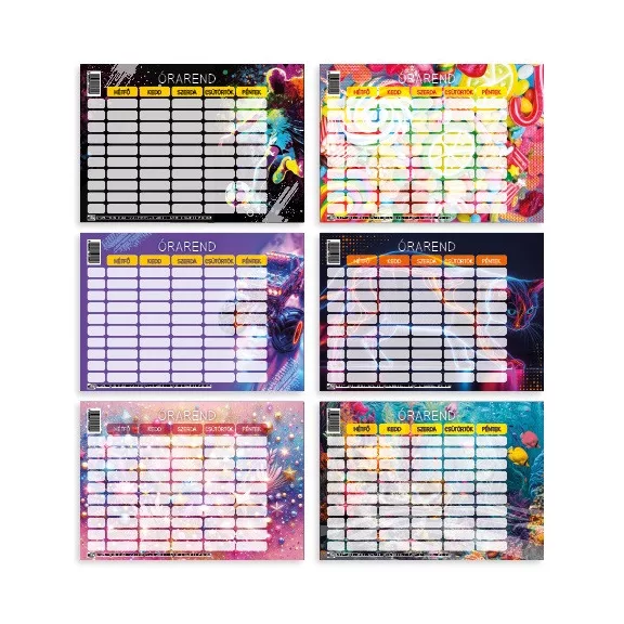 Órarend pd 165x117 mm School Girls/Boys/Animal 2026 Órarend pd 165x117 mm School Girls/Boys/Animal 2026
