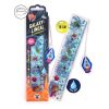 Vonalzó Trendhaus Space Adventure Galaxy könyvjelző funkcióval, 18 cm