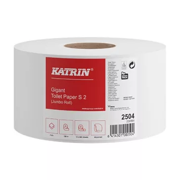 Toalettpapír Katrin Gigant 2 rétegű 12 tekercs/csomag