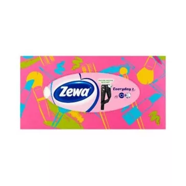 Papírzsebkendő ZEWA Everyday 2 rétegű 100db-os dobozos
