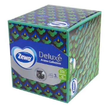   Papírzsebkendő ZEWA Deluxe 3 rétegű 60db-os dobozos Aroma Collection