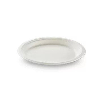 Tányér nádcukor 23 cm 10 db/csomag