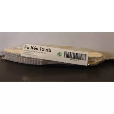 Evőeszköz kés fa 16cm 10db/csomag