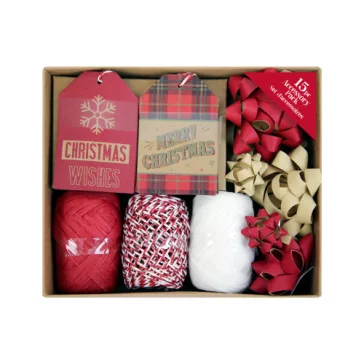   Dekorkiegészítő Clairefontaine/Eurowrap kraft vegyes 15 db / doboz