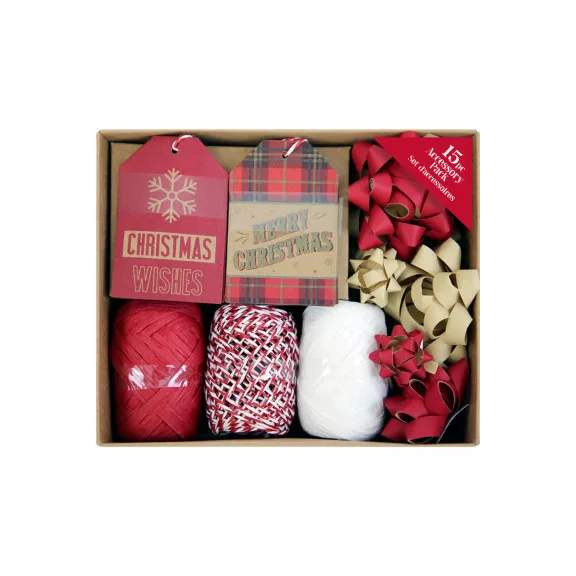 Dekorkiegészítő Clairefontaine/Eurowrap kraft vegyes 15 db / doboz Dekorkiegészítő Clairefontaine/Eurowrap kraft vegyes 15 db / doboz