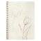 Jegyzetfüzet Clairefontaine Tulip paper, spirálos, A/4, 21x29,7cm, 74 lapos, pontozott