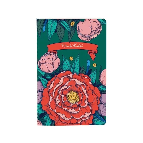 Jegyzetfüzet Clairefontaine Frida Kahlo 9x14 cm, 48 lapos, vonalas, vegyes minta