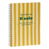 Jegyzetfüzet Clairefontaine Dolce Amore A/5, spirálos, 74 lapos, vonalas, vegyes minta