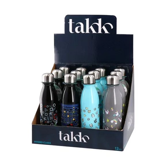 Kulacs Hydro Class acél 500 ml vegyes