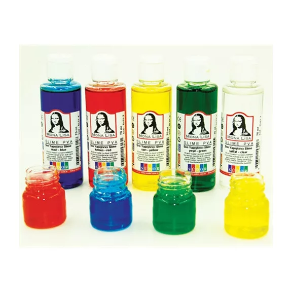 Kreatív ragasztó Mona Lisa Slime 70 ml, sárga