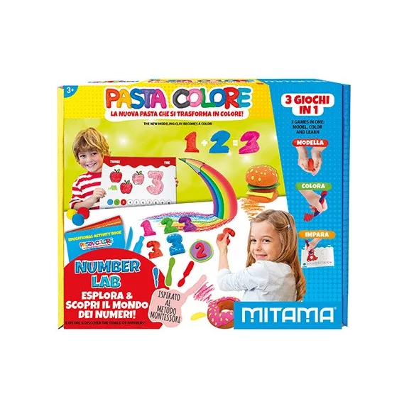 Kreatív gyurmaszett Mitama - 2 féle (Number Lab vagy Color Lab)