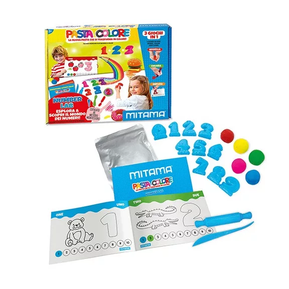 Kreatív gyurmaszett Mitama - 2 féle (Number Lab vagy Color Lab)