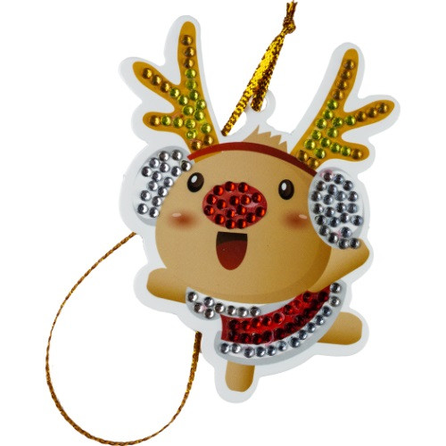 Gyémántszemes Centrum karácsonyfadísz vegyes 6 db/csomag