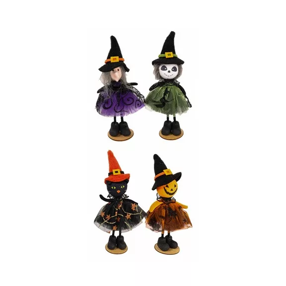 Dekor textil 20 cm halloween álló figura - 4 féle Dekor textil 20 cm halloween álló figura - 4 féle