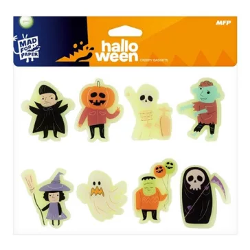 Ablakzselé MFP Halloween színes világító mix