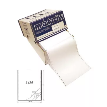 Leporelló MATRIX 158x12 coll 2 példányos 1800 garn./doboz