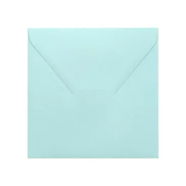   Boríték Clairefontaine Pollen 14x14 cm enyvezett világoskék