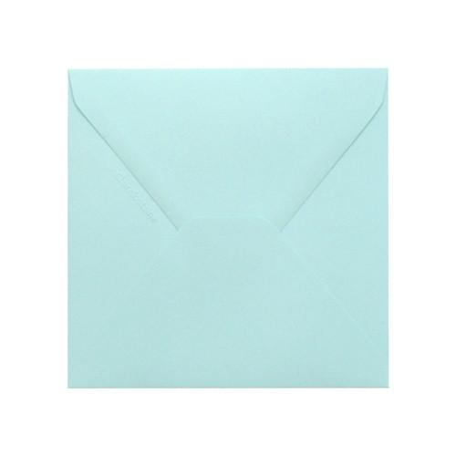 Boríték Clairefontaine Pollen 14x14 cm enyvezett világoskék