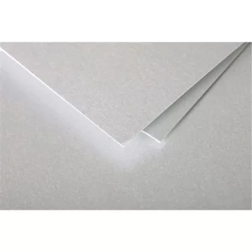   Boríték Clairefontaine Pollen 16,5x16,5 cm enyvezett ezüst