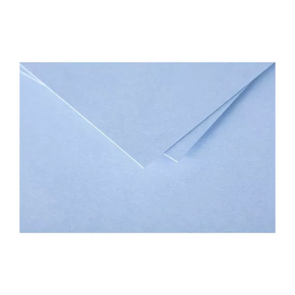 Boríték Clairefontaine Pollen 16,5x16,5 cm enyvezett levendulakék