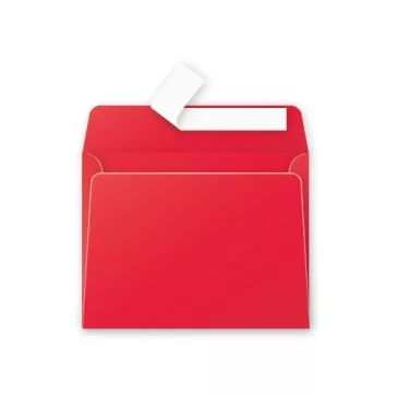   Boríték Clairefontaine Pollen 9x14 cm szilikonos intenzív piros