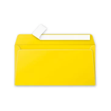 Boríték Clairefontaine Pollen LA/4 szilikonos napsárga