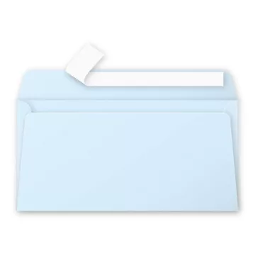 Boríték Clairefontaine Pollen LA/4 szilikonos világoskék