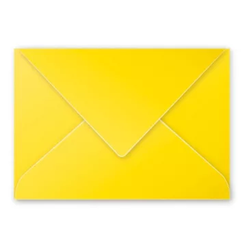 Boríték Clairefontaine Pollen LC/5 enyvezett napsárga