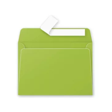   Boríték Clairefontaine Pollen LC/6 szilikonos intenzív zöld