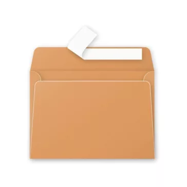   Boríték Clairefontaine Pollen LC/6 szilikonos narancssárga