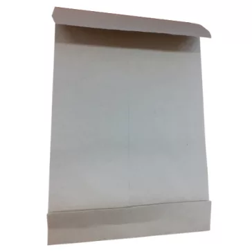   Boríték TB/4 szilikonos redős talpas kraft barna 5 cm talp