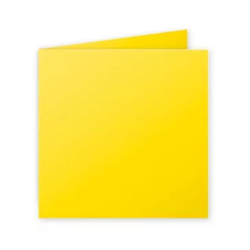   Levélpapír Clairefontaine Pollen 13.5x13.5 cm dupla napsárga