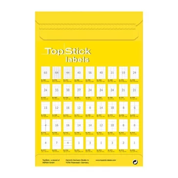   Etikett címke Topstick 99.1x93.1 mm szegéllyel 100 ív 600 db/doboz