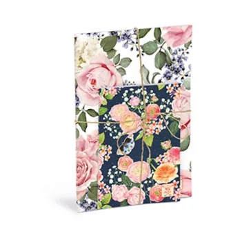   Füzet Pigna Nature Flower varrott 2 féle méret egy szettben vonalas