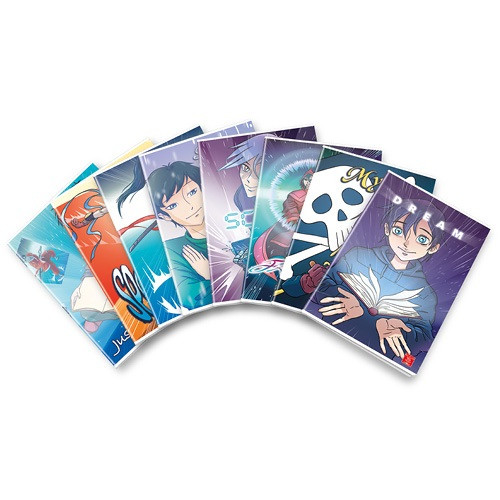 Füzet Pigna Manga A/4 tűzött 42 lapos kockás