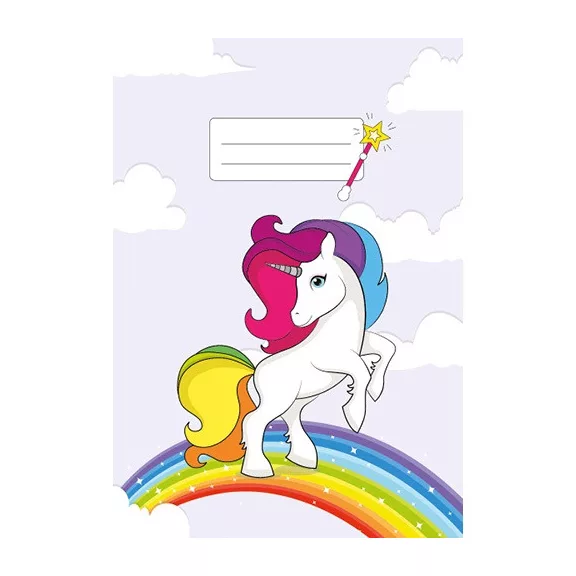 Füzet pd kisalakú 32 lapos 27-32 kockás Colores