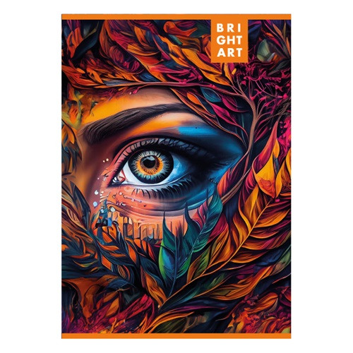 Füzet pd A/4 60 lapos vonalas Brightart 2024